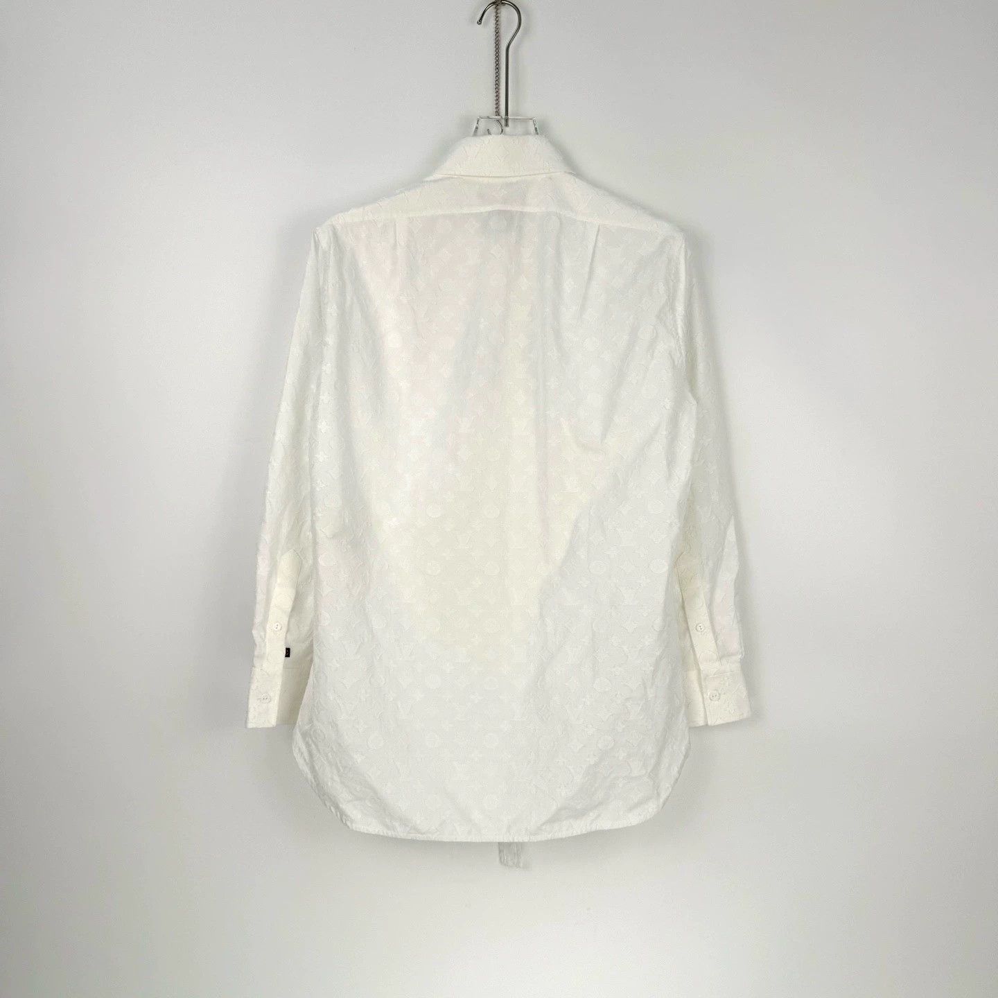 Louis Vuitton LV White Logo Pattern Button-Up Shirt - dmc Size US XS / EU 42 / 0 - 4 Thumbnail