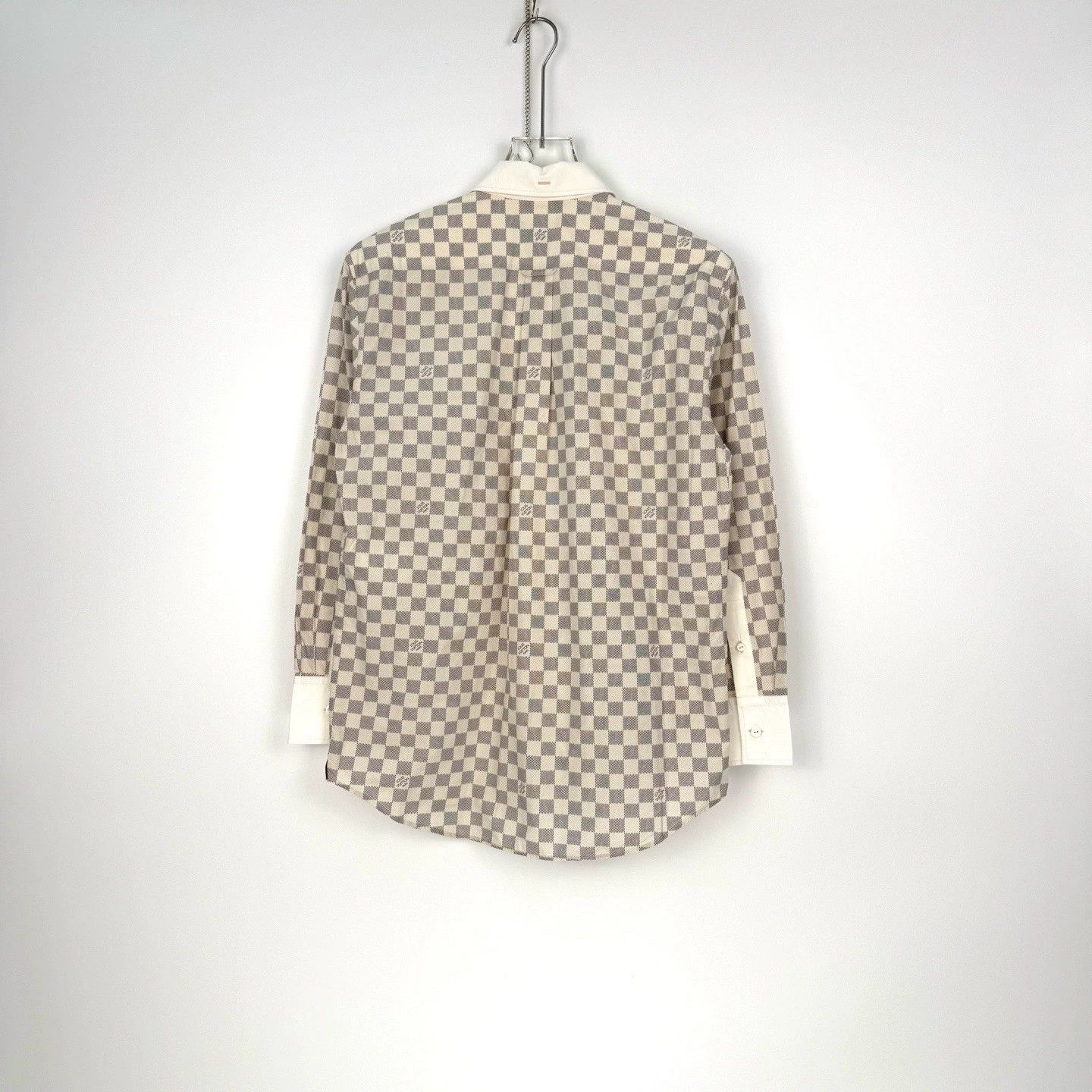 Louis Vuitton Louis Vuitton Damier Logo Check Shirt - dmc Size US XS / EU 42 / 0 - 4 Thumbnail
