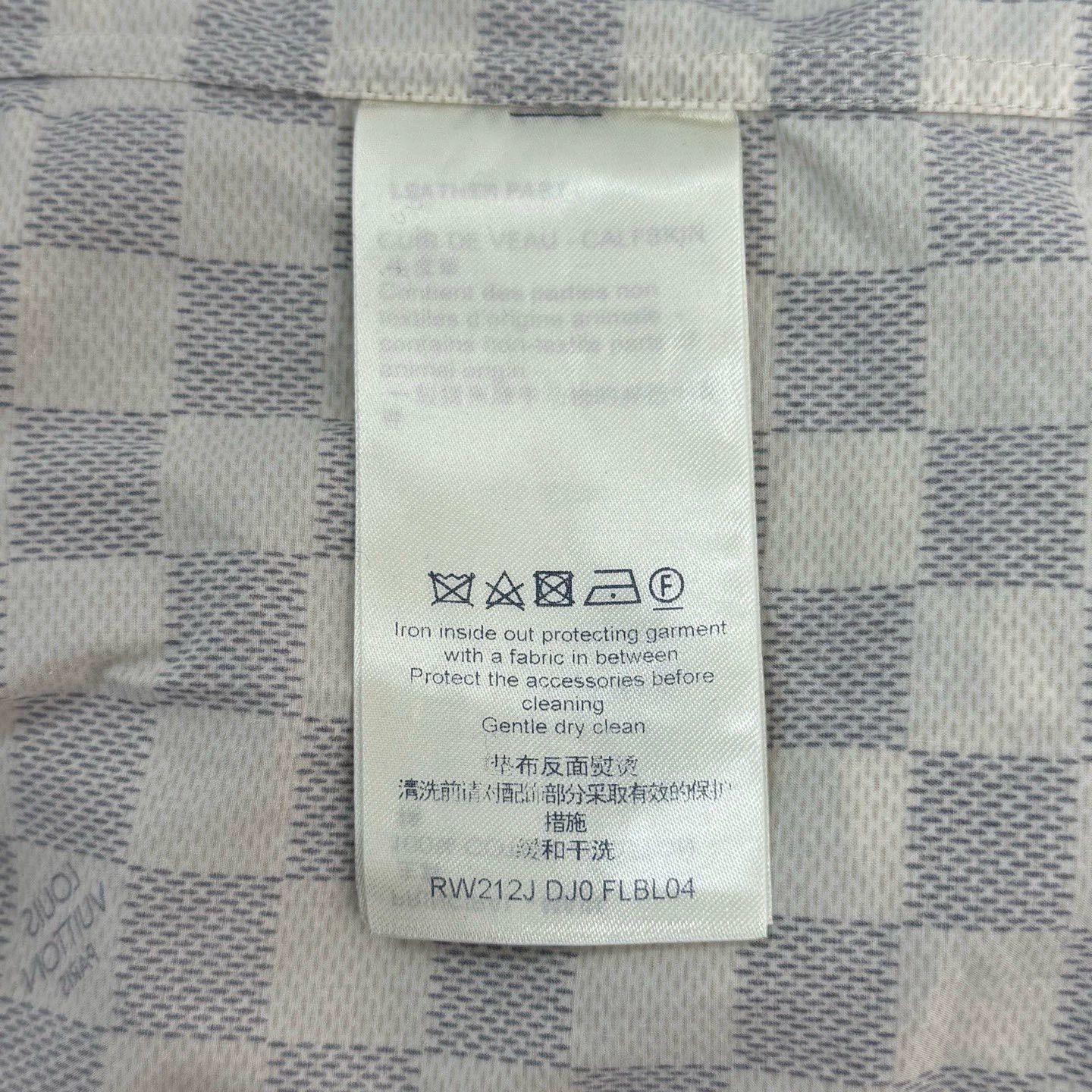 Louis Vuitton Louis Vuitton Damier Logo Check Shirt - dmc Size US XS / EU 42 / 0 - 6 Thumbnail
