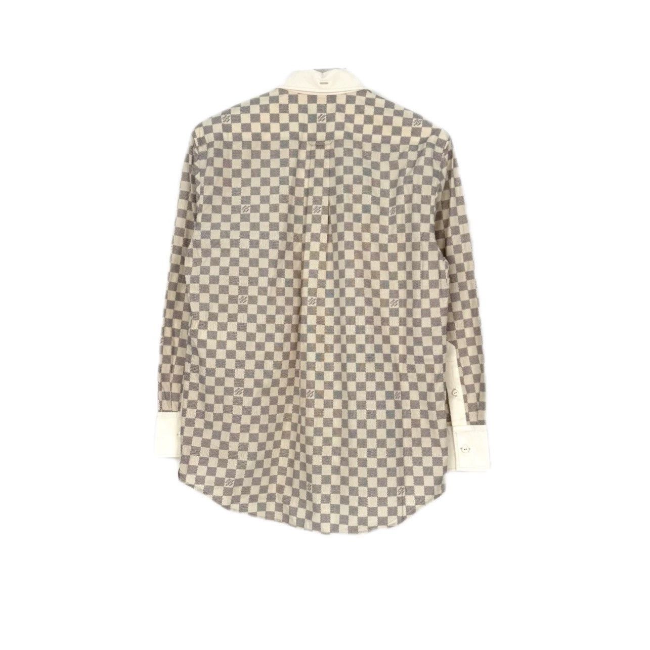 Louis Vuitton Louis Vuitton Damier Logo Check Shirt - dmc Size US XS / EU 42 / 0 - 2 Thumbnail