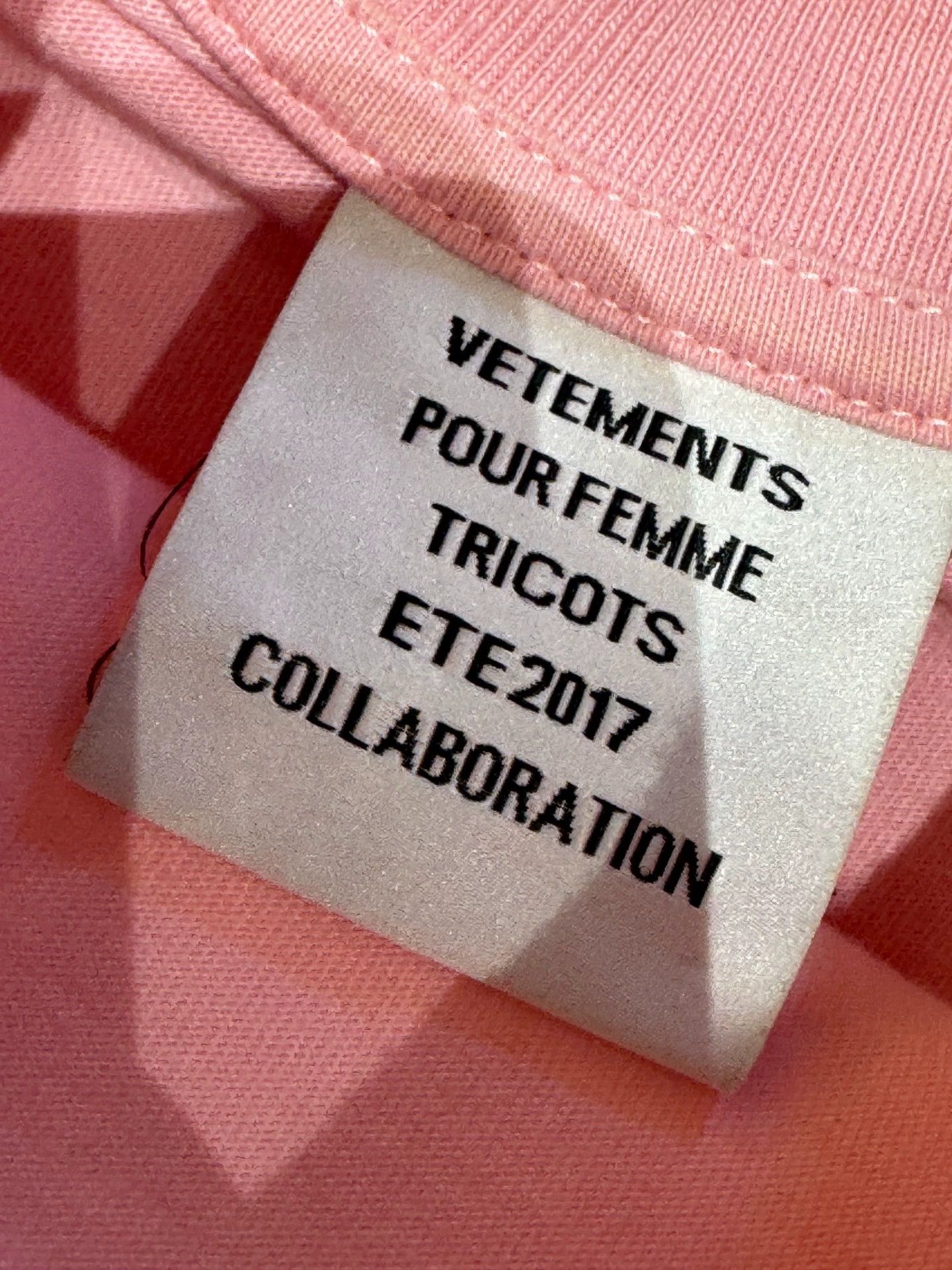 Vetements VETEMENTS Double Layer Oversized T-Shirt - dmc Size US S / EU 44-46 / 1 - 3 Thumbnail
