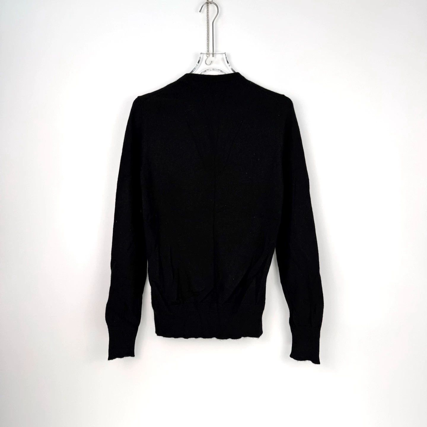 Louis Vuitton LV Black Logo Embroidered Cashmere Sweater XS - dmc Size US XS / EU 42 / 0 - 4 Thumbnail