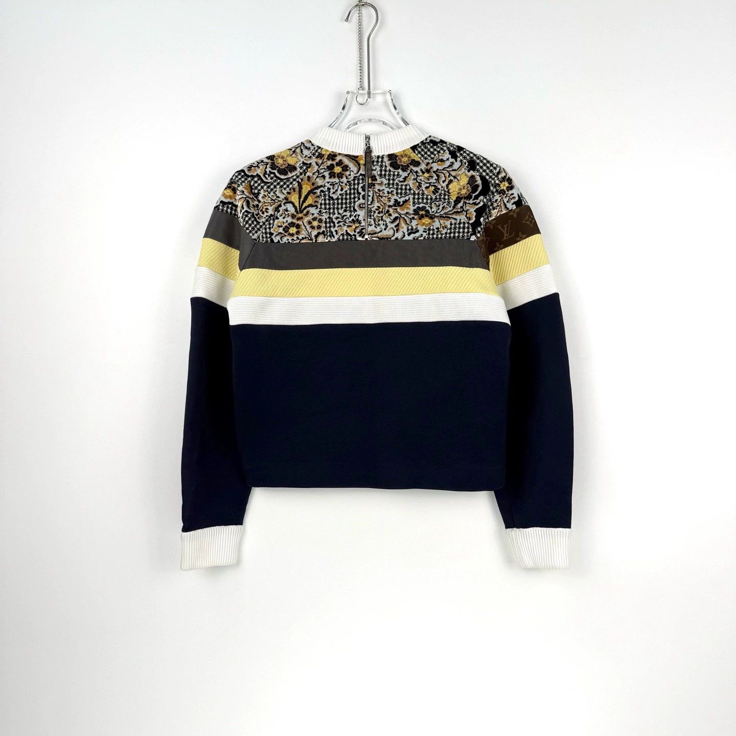 Louis Vuitton LV Blue Yellow Floral Logo Sweatshirt XS - dmc Size US XS / EU 42 / 0 - 4 Thumbnail