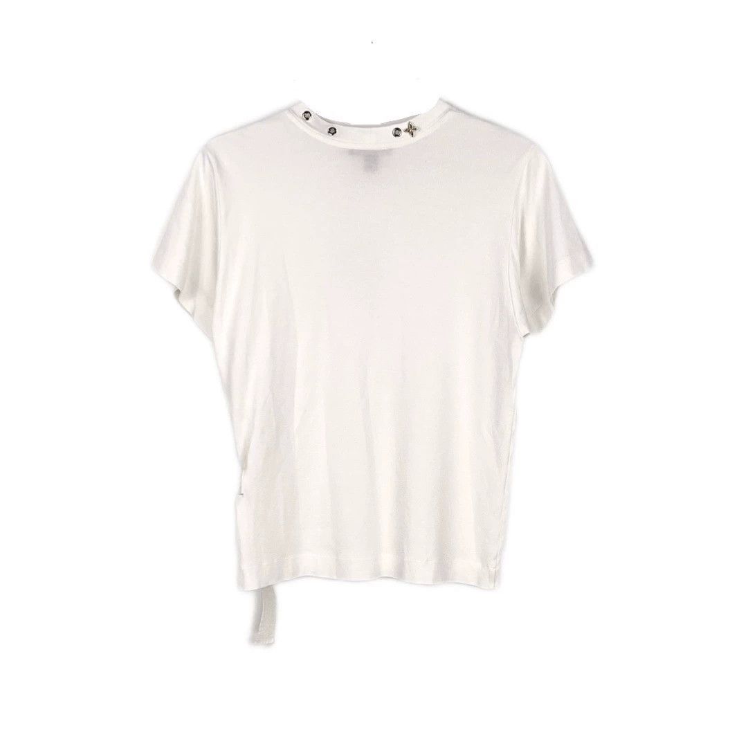 Louis Vuitton Louis Vuitton White Logo Belted Short Sleeve - dmc Size US S / EU 44-46 / 1 - 2 Thumbnail