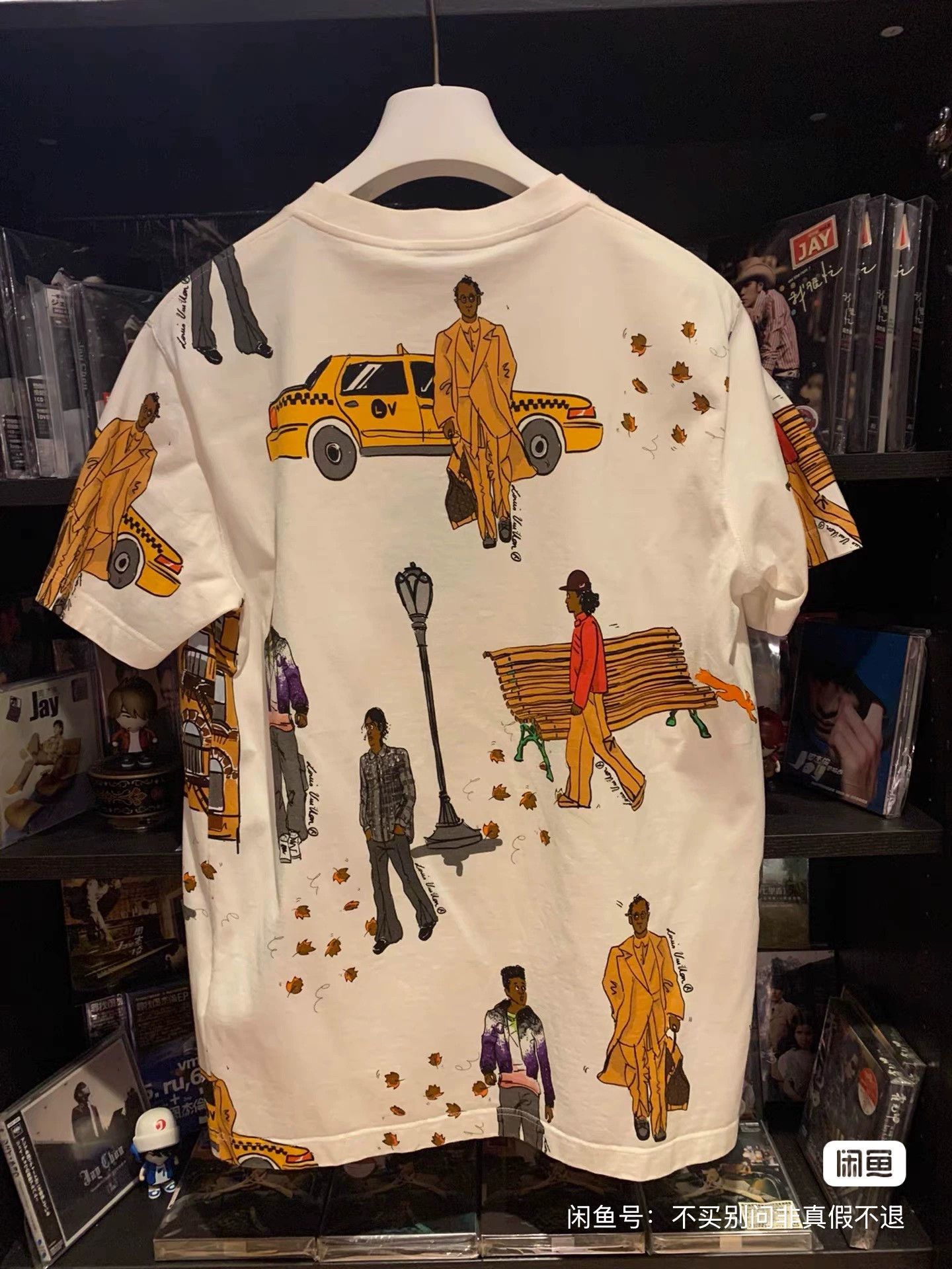 Louis Vuitton LV Virgil 19FW New Walkers T-Shirt - dmc Size US M / EU 48-50 / 2 - 2 Thumbnail