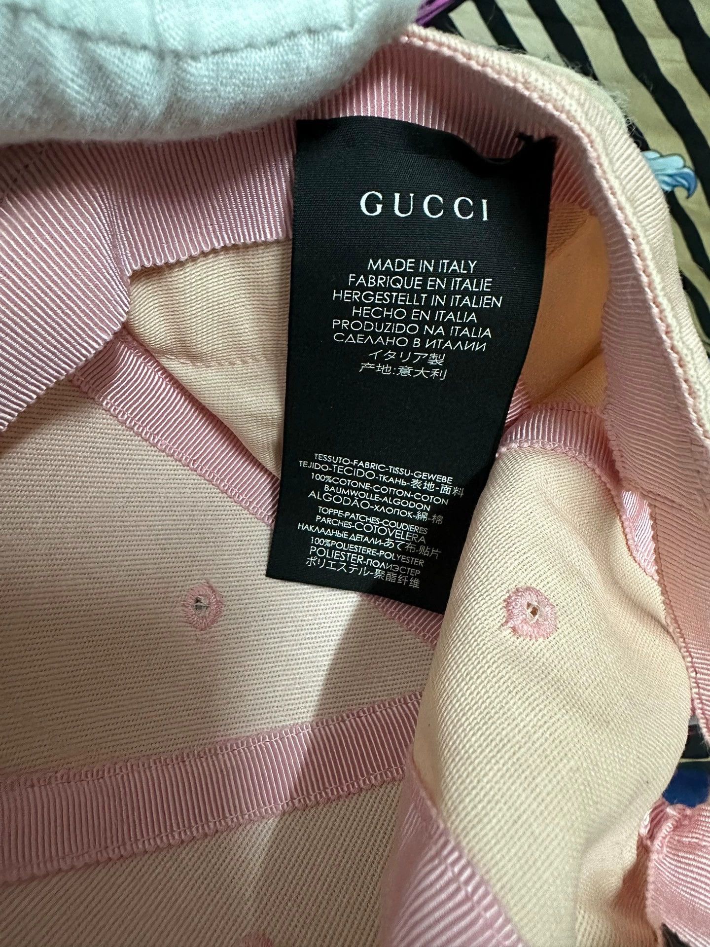 Gucci Gucci x MLB Pink Bunny Baseball Cap - dmc Size ONE SIZE - 8 Thumbnail