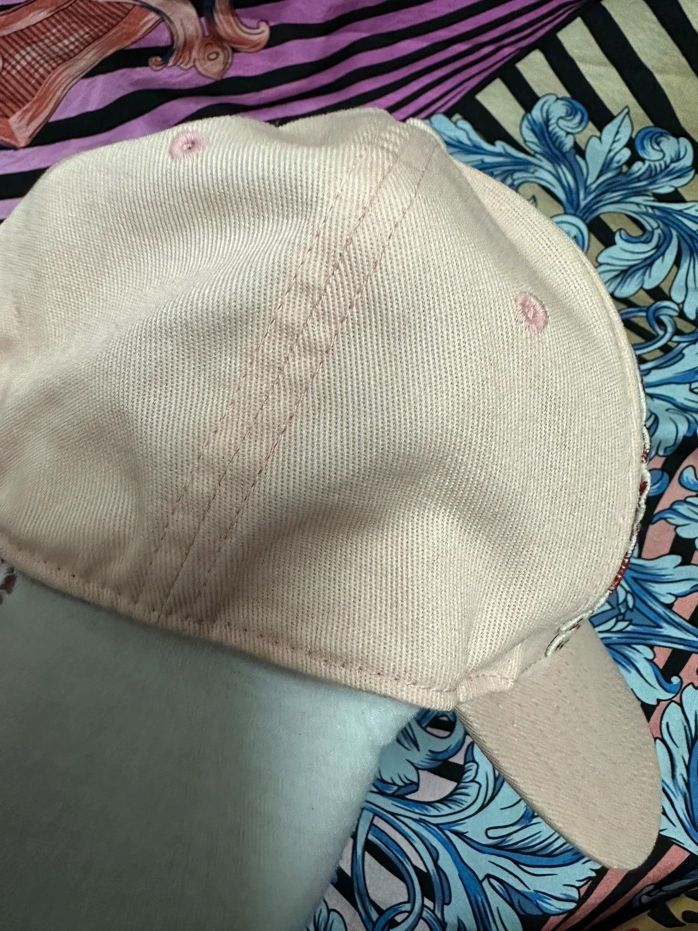 Gucci Gucci x MLB Pink Bunny Baseball Cap - dmc Size ONE SIZE - 4 Thumbnail
