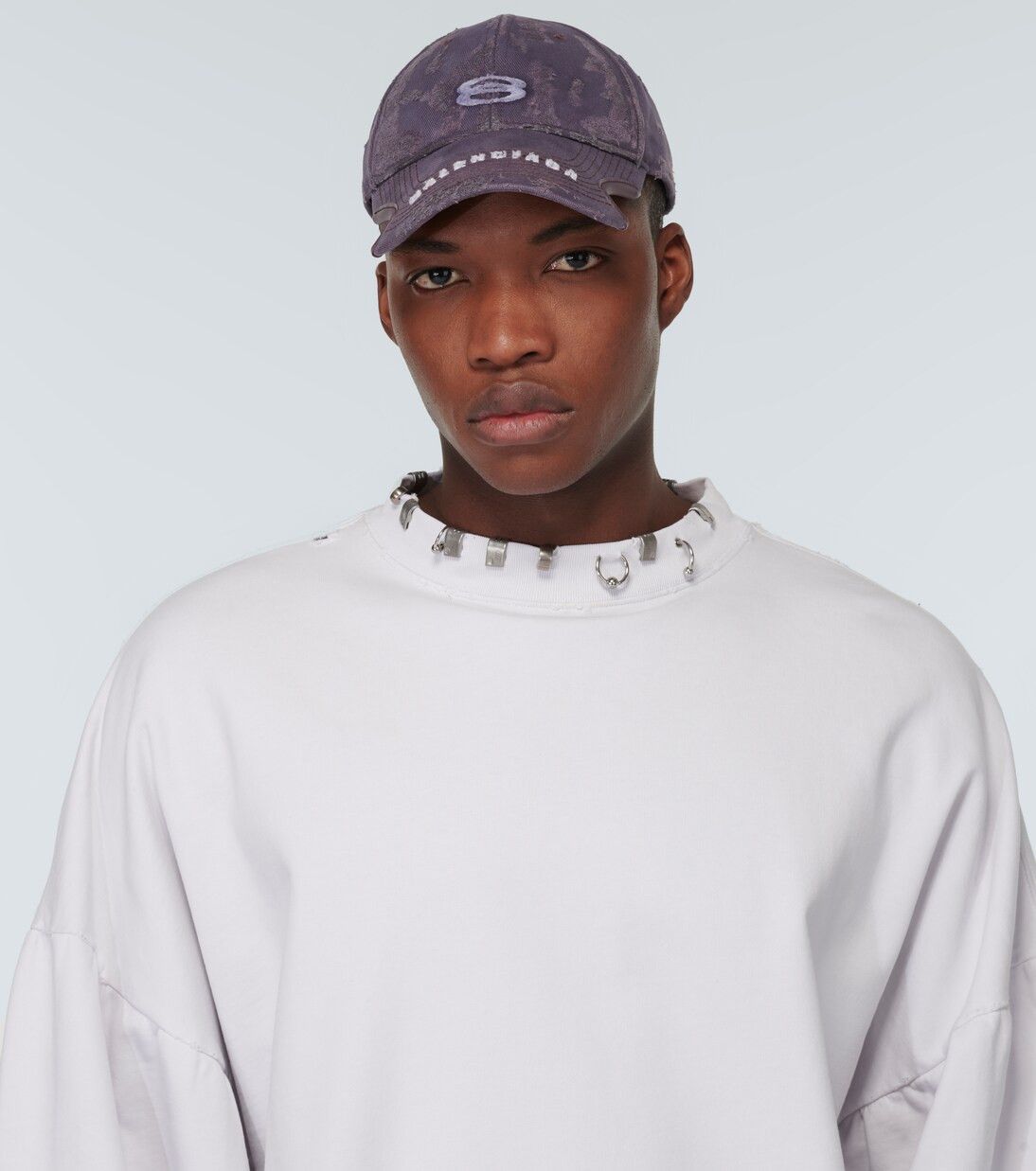 Balenciaga Unity Sports Icon cotton drill baseball cap Size ONE SIZE - 3 Thumbnail