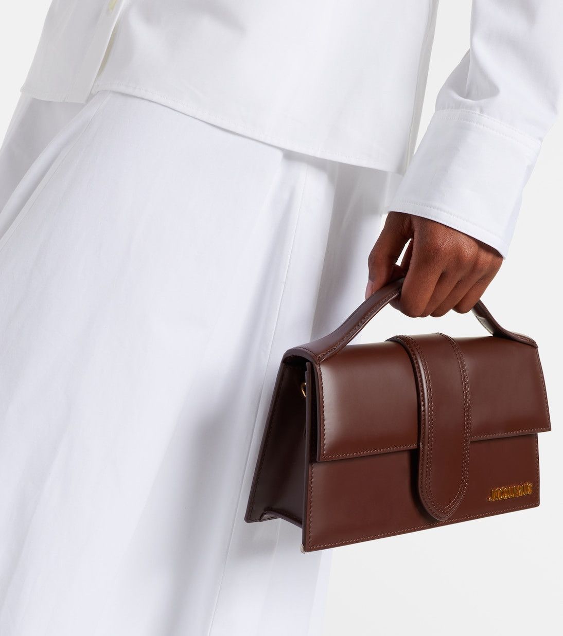 Jacquemus Le Grand Bambino Handbag in brown Size ONE SIZE - 4 Thumbnail