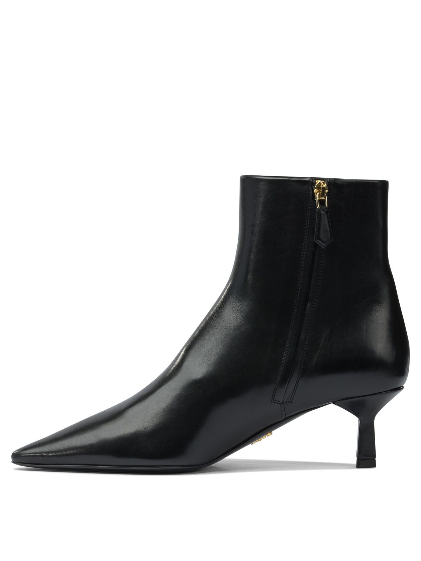 Prada Prada Logo Leather Ankle Boots 30 Mm IT 37 Women - USA Duties Paid Size US 7 / IT 37 - 3 Thumbnail