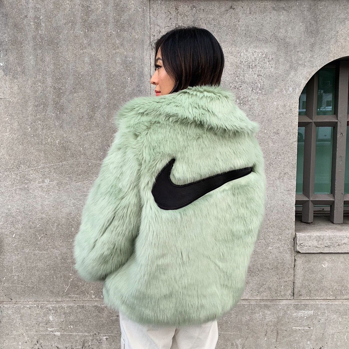 Ambush Design × Nike Nike x Ambush Reversible Faux-Fur Coat
