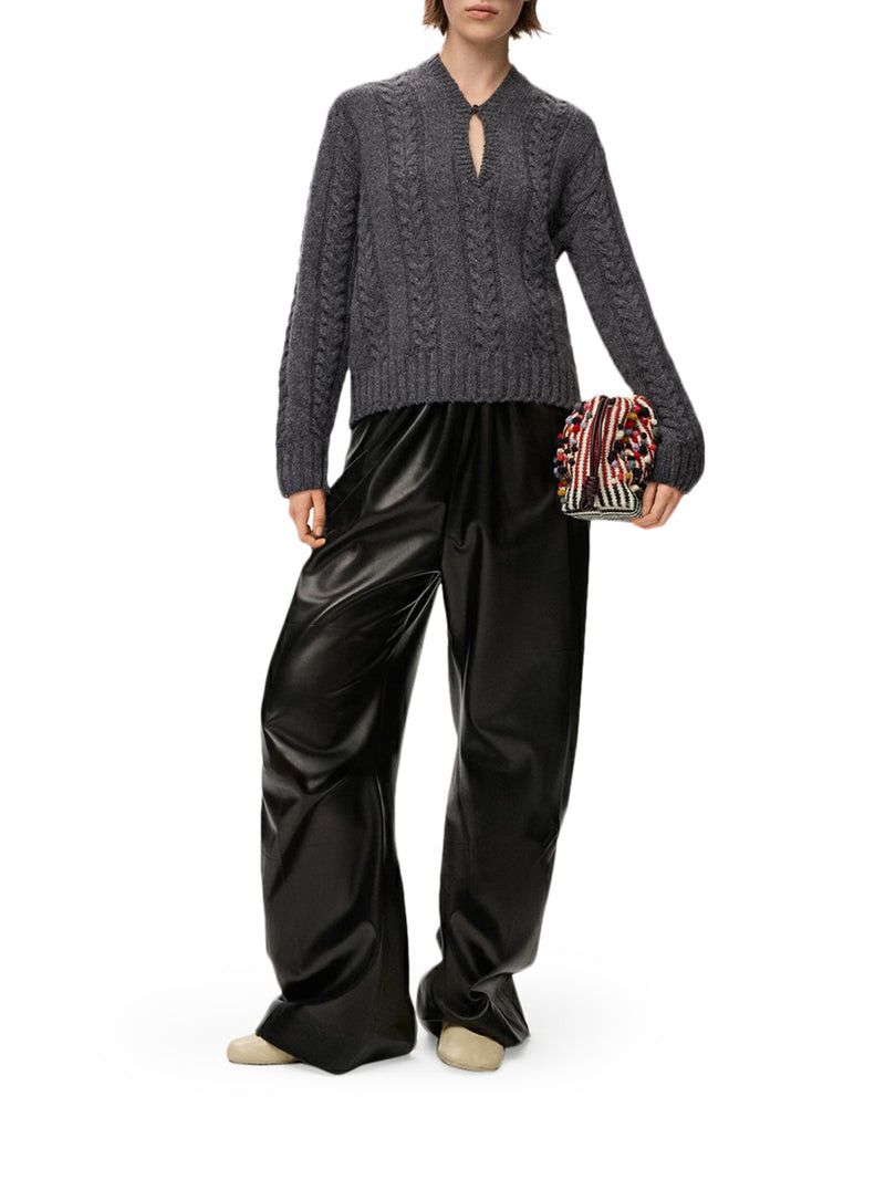 Loewe SWEATER IN TEXTURED MOULINÉ WOOL Size S / US 4 / IT 40 - 2 Thumbnail