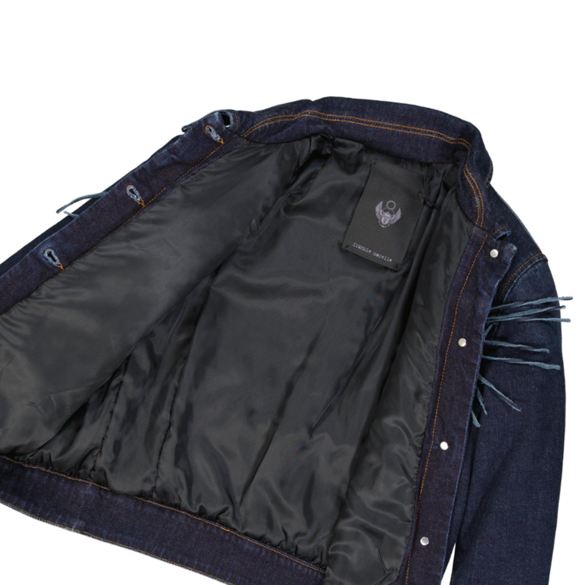 Frankie Morello FRANKIE MORELLO Denim Jacket Size XS / US 0-2 / IT 36-38 - 3 Thumbnail