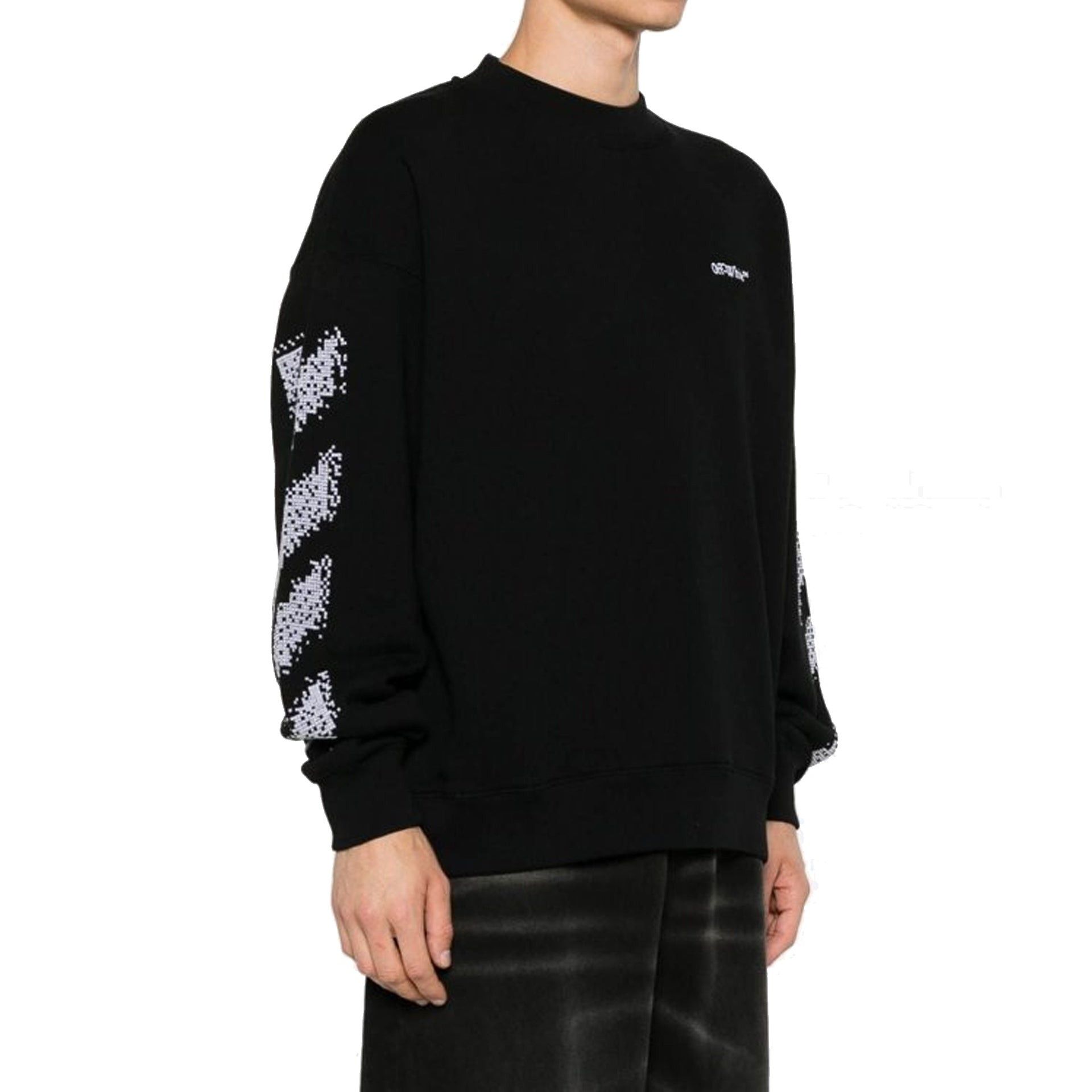 Off-White Off White Pixel Diag Sweatshirt Size US L / EU 52-54 / 3 - 2 Thumbnail