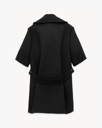 Saint Laurent Paris wrap coat in cashmere felt Size US S / EU 44-46 / 1 - 2 Thumbnail