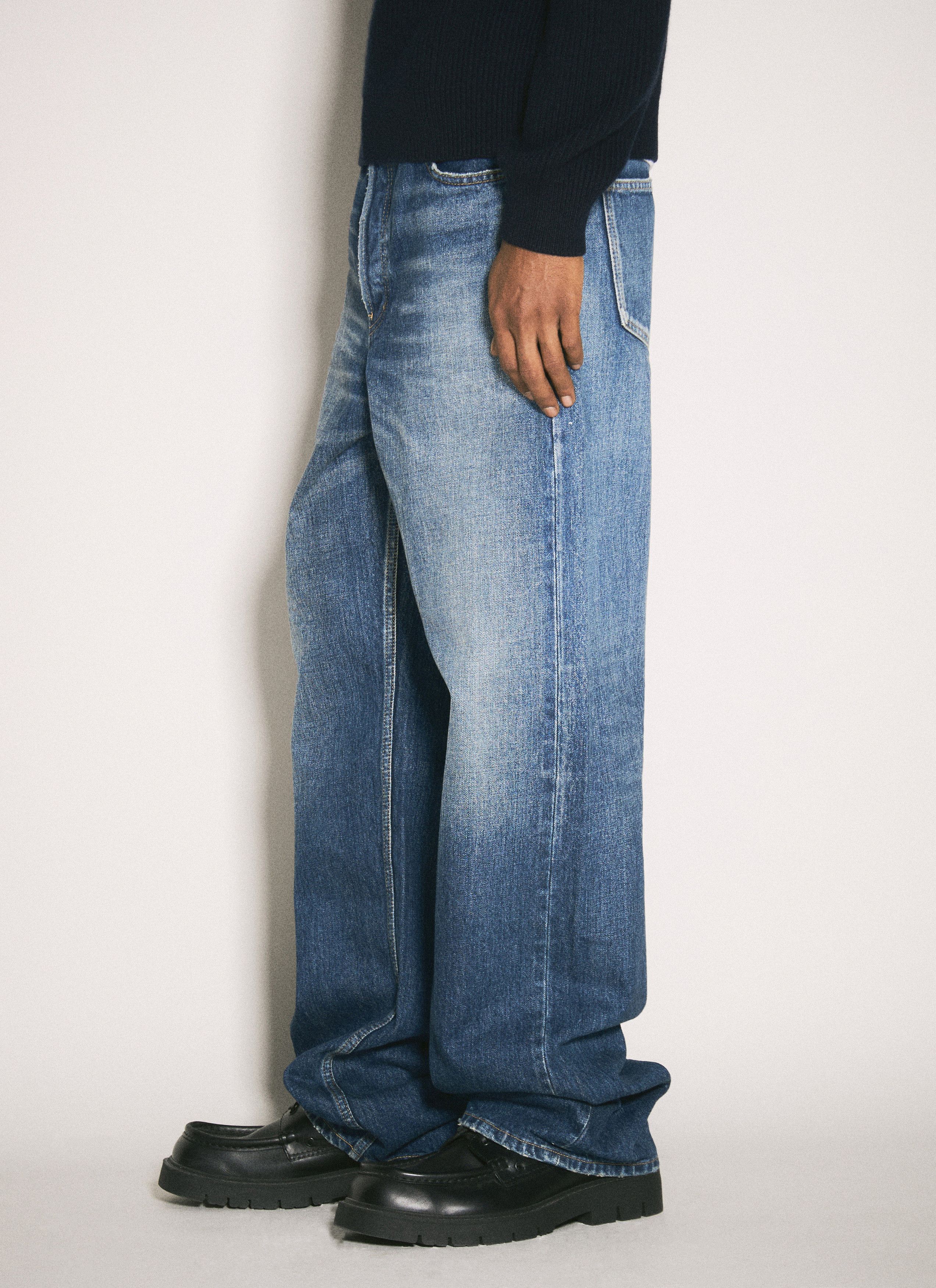 Saint Laurent Paris high-rise wide leg rs66-id heritage vintage blue Size US 28 / EU 44 - 6 Thumbnail