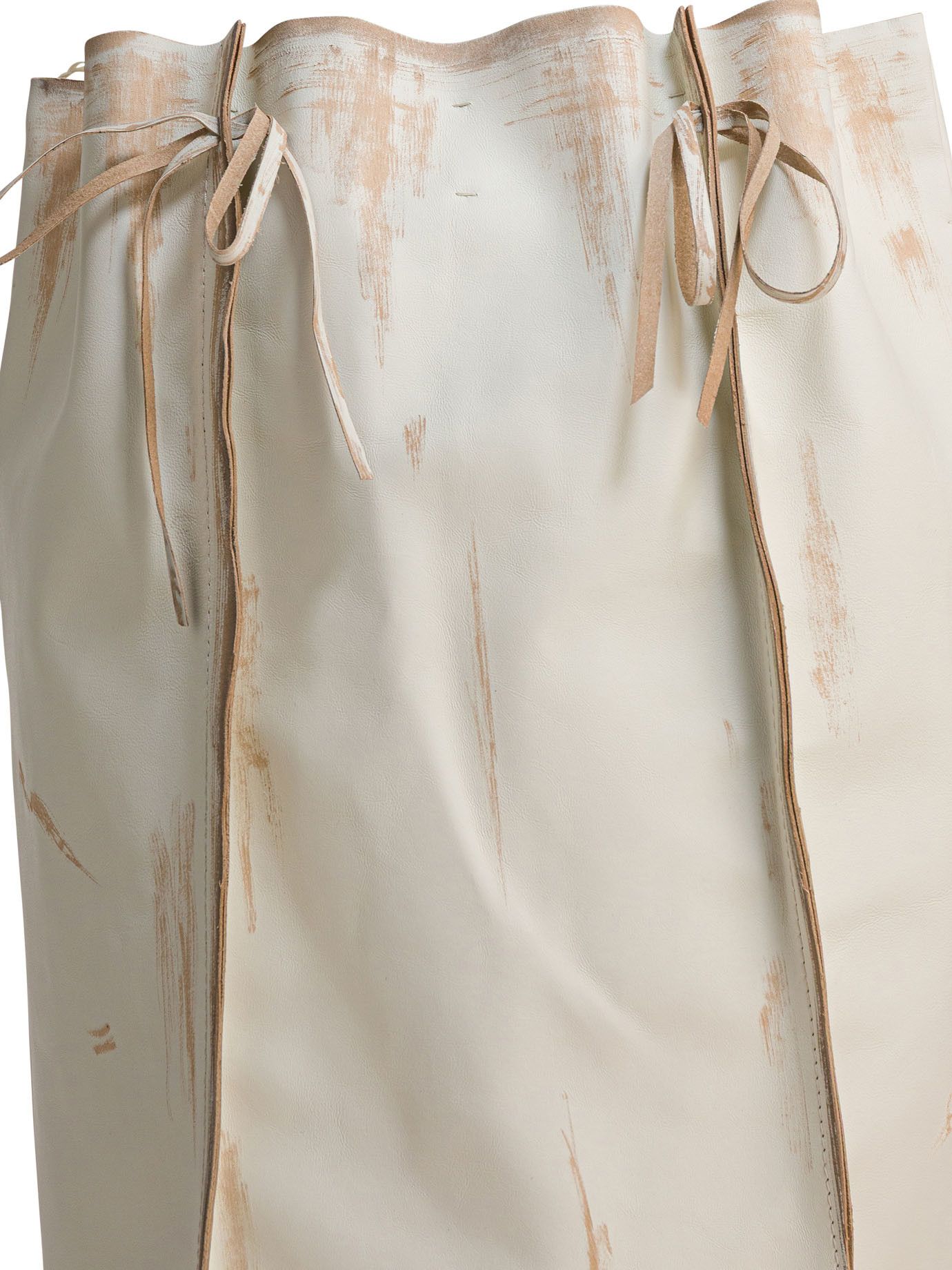 Prada Prada Leather Skirt tag size 42 Women - USA Duties Paid Size 28" / US 6 / IT 42 - 3 Thumbnail