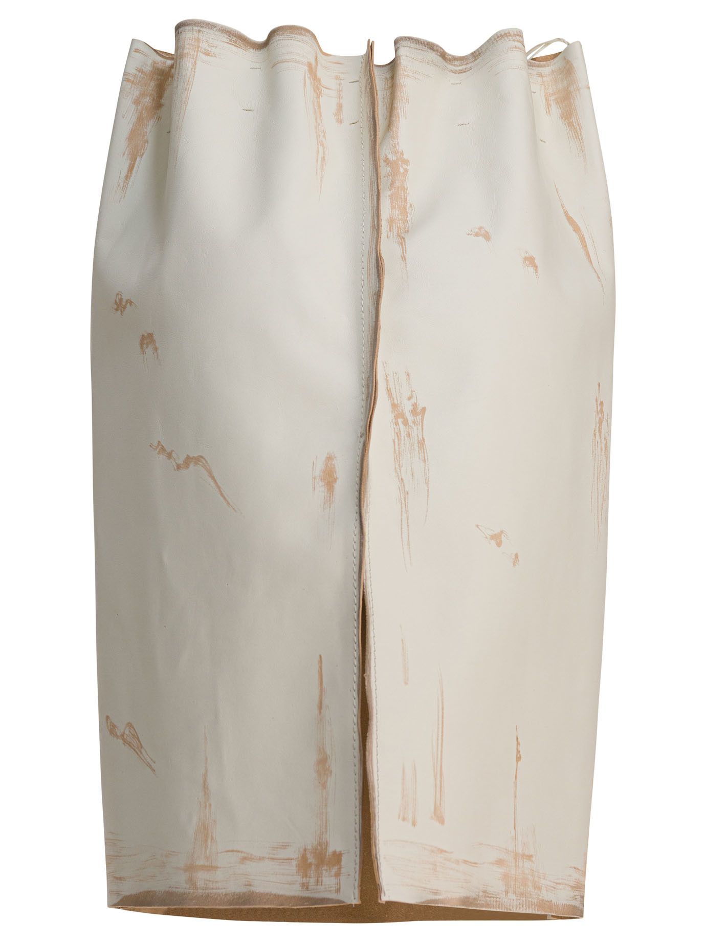 Prada Prada Leather Skirt tag size 42 Women - USA Duties Paid Size 28" / US 6 / IT 42 - 2 Thumbnail