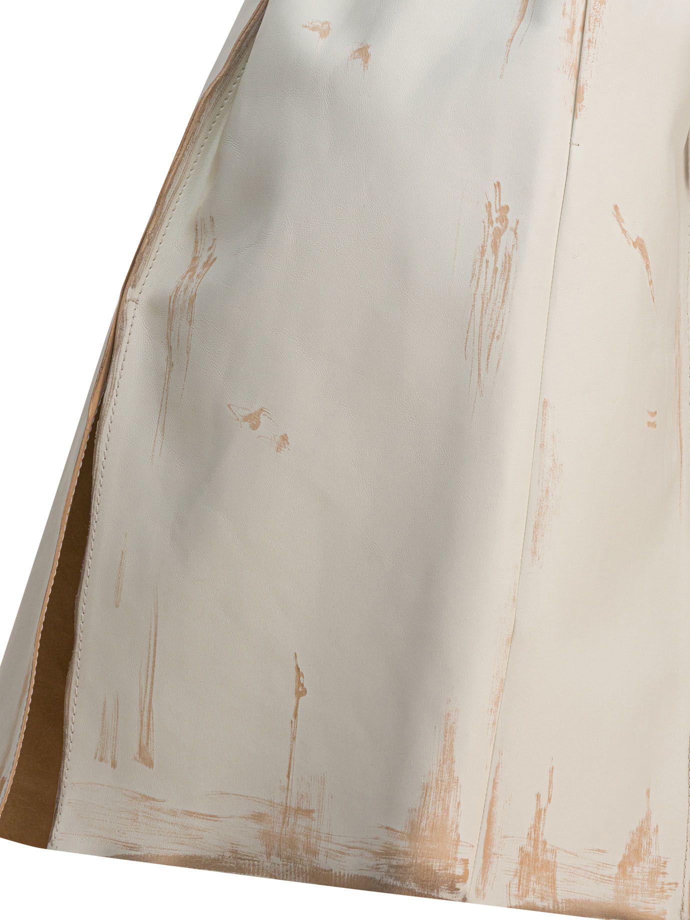 Prada Prada Leather Skirt tag size 42 Women - USA Duties Paid Size 28" / US 6 / IT 42 - 4 Thumbnail