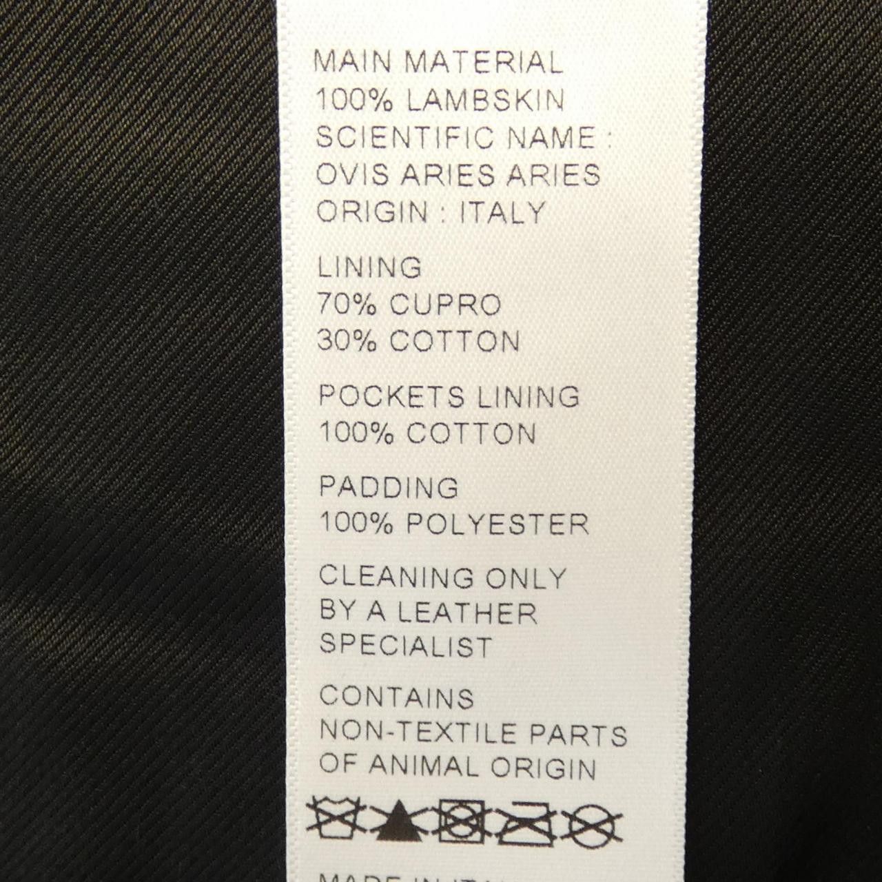 Celine Celine Celine Soft Lambskin Leather Jacket Leather Outerwear 2E162583C DUTY FREE for USA Size ONE SIZE - 4 Thumbnail