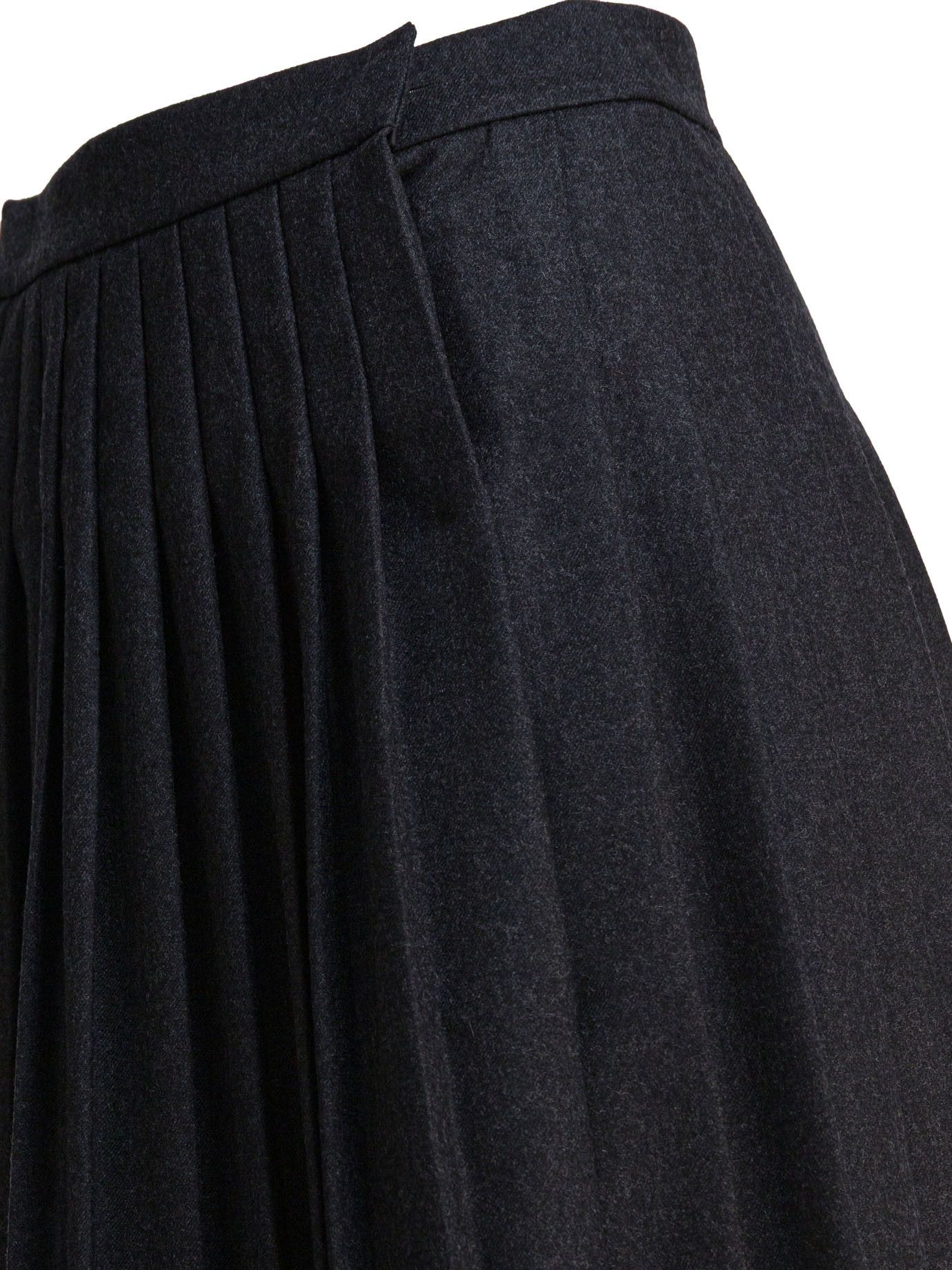 Prada Prada Pleated Wool Flannel Skirt tag size 38 Women - USA Duties Paid Size 26" / US 2 / IT 38 - 4 Thumbnail