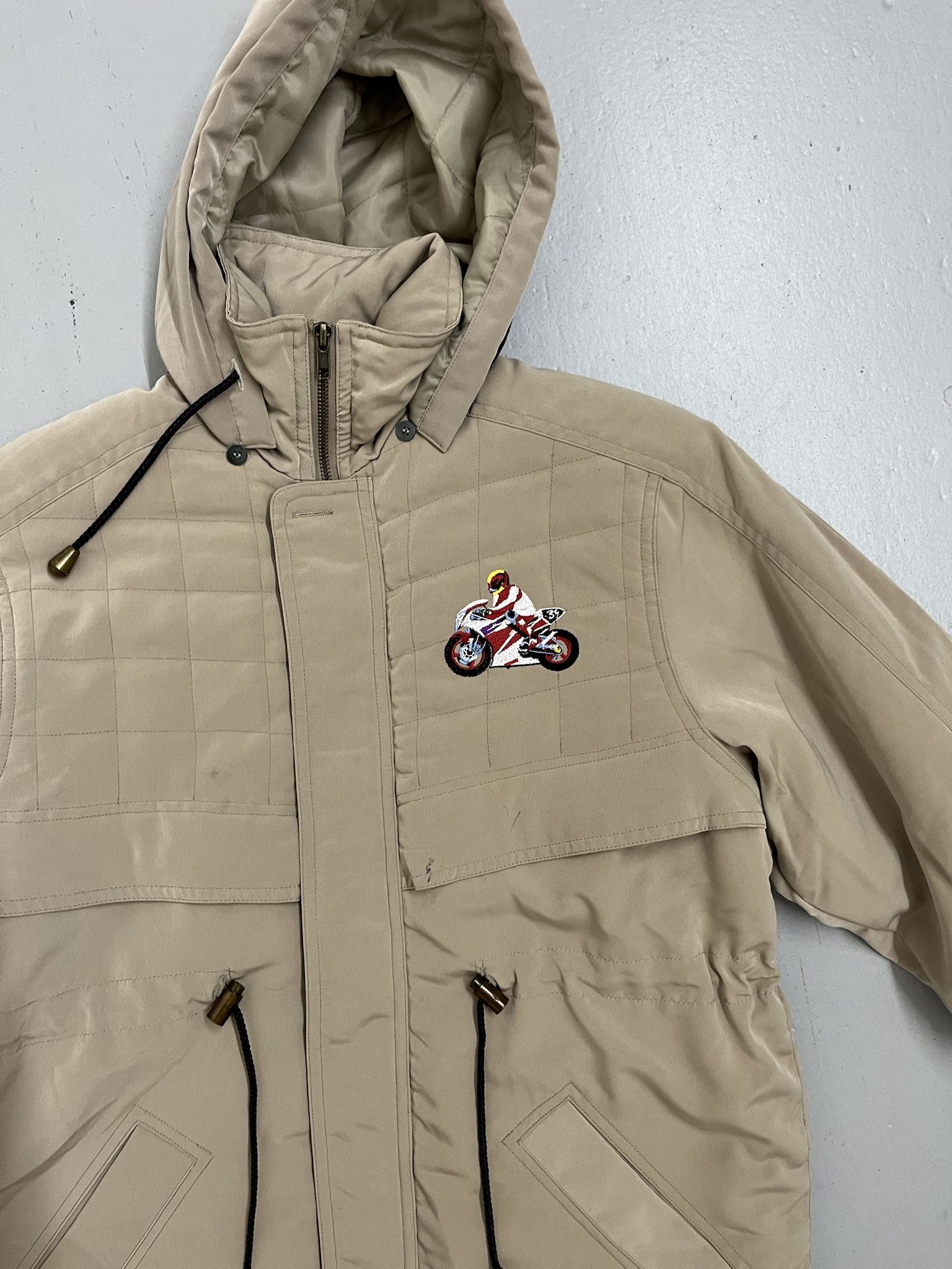 Vintage Vintage 90s Motorcycke GT Puffer Jacket Size S Size US S / EU 44-46 / 1 - 2 Thumbnail
