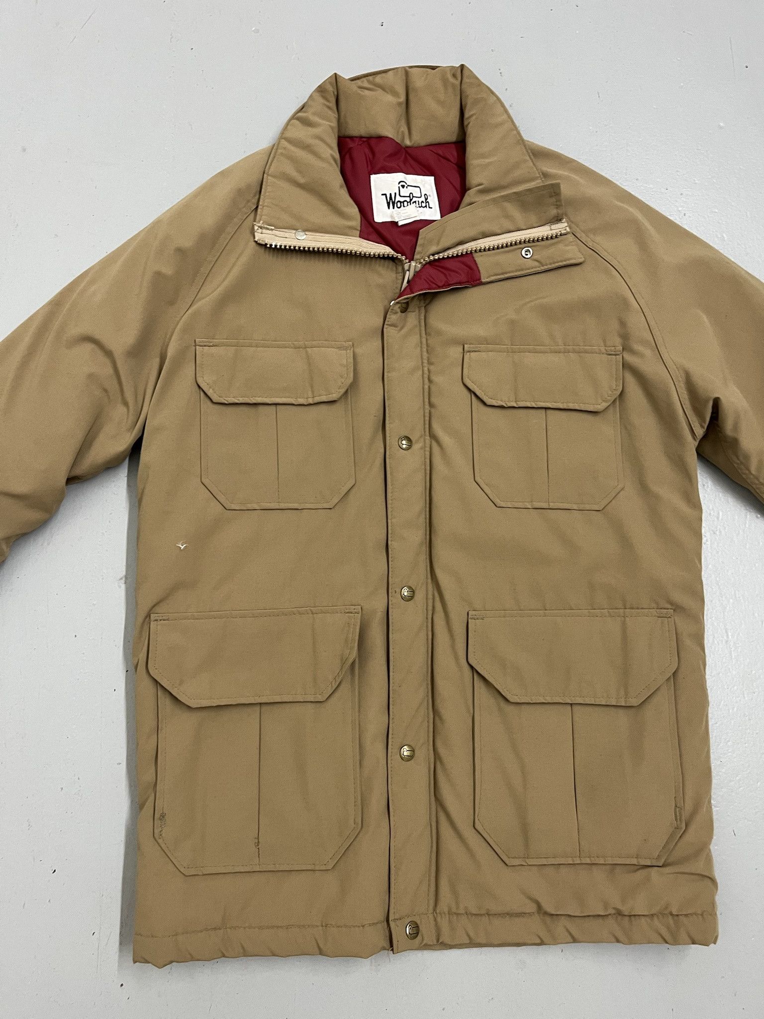 Vintage Vintage Woolrich Tan Parka Removable Hood Size M Size US M / EU 48-50 / 2 - 3 Thumbnail