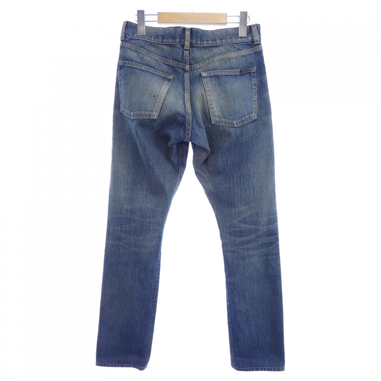Yves Saint Laurent Yves Saint Laurent Saint Laurent Jeans Denim Jeans 597052 Y945Q DUTY FREE for USA Size ONE SIZE - 2 Thumbnail