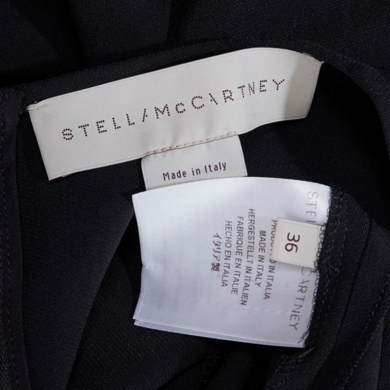 Stella McCartney STELLA MCCARTNEY black sheer waist illusion cocktail dress IT36 XS Size XS / US 0-2 / IT 36-38 - 11 Thumbnail