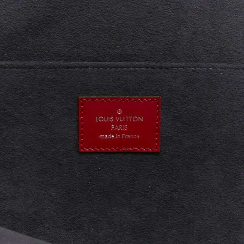 Louis Vuitton rare LOUIS VUITTON SUPREME 2017 LV Epi Pouchette Jour GM red document clutch bag Size ONE SIZE - 7 Thumbnail