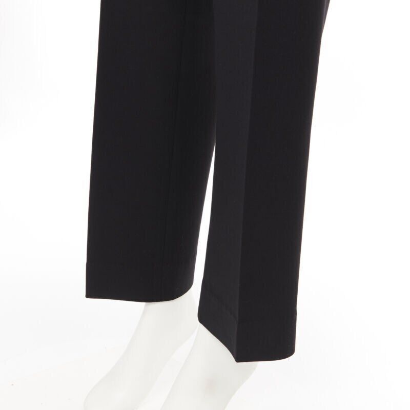 Michael Kors MICHAEL KORS COLLECTION virgin wool black slim leg work trousers pants US2 26" Size 27" / US 4 / IT 40 - 8 Thumbnail