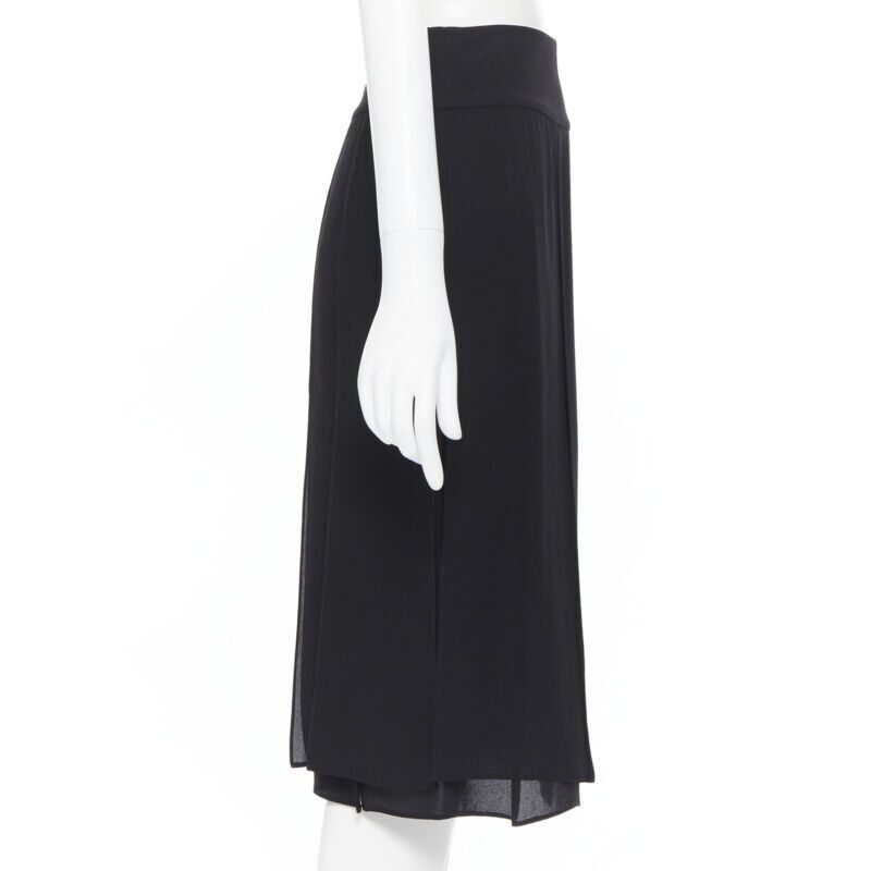 Michael Kors MICHAEL KORS COLLECTION 100% silk flapper hem knee length skirt US0 25" Size 25" / US 0 / IT 36 - 5 Thumbnail