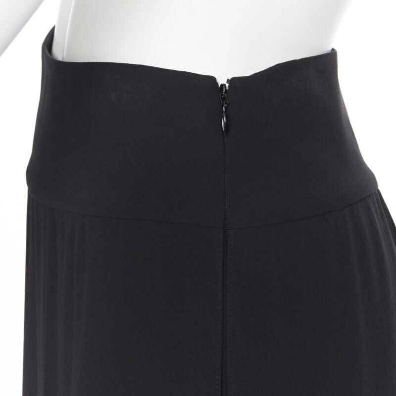 Michael Kors MICHAEL KORS COLLECTION 100% silk flapper hem knee length skirt US0 25" Size 25" / US 0 / IT 36 - 8 Thumbnail