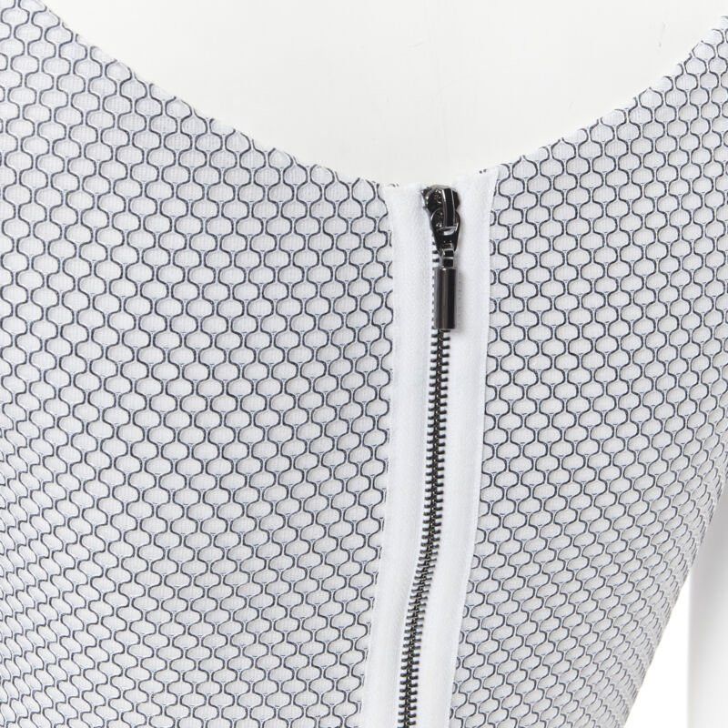 Maticevski MATICEVSKI 2016 Petal Bodice honeycomb textured sleeveless crop top AU8 XS Size XS / US 0-2 / IT 36-38 - 8 Thumbnail