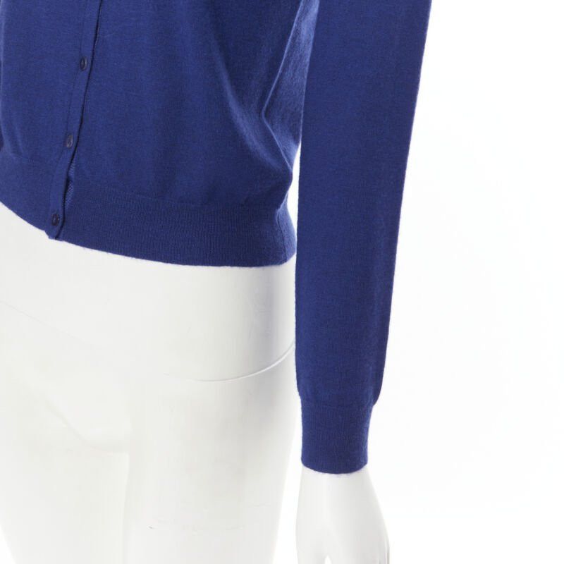 Joseph JOSEPH 100% cashmere cobalt blue button front cardigan sweater S Size XS / US 0-2 / IT 36-38 - 6 Thumbnail