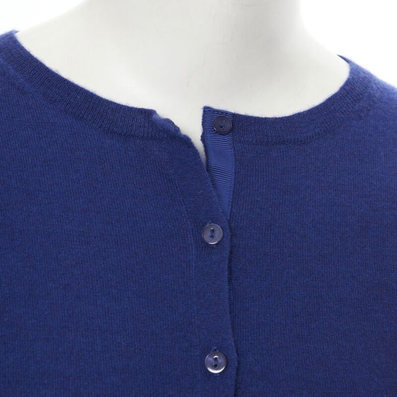 Joseph JOSEPH 100% cashmere cobalt blue button front cardigan sweater S Size XS / US 0-2 / IT 36-38 - 2 Thumbnail