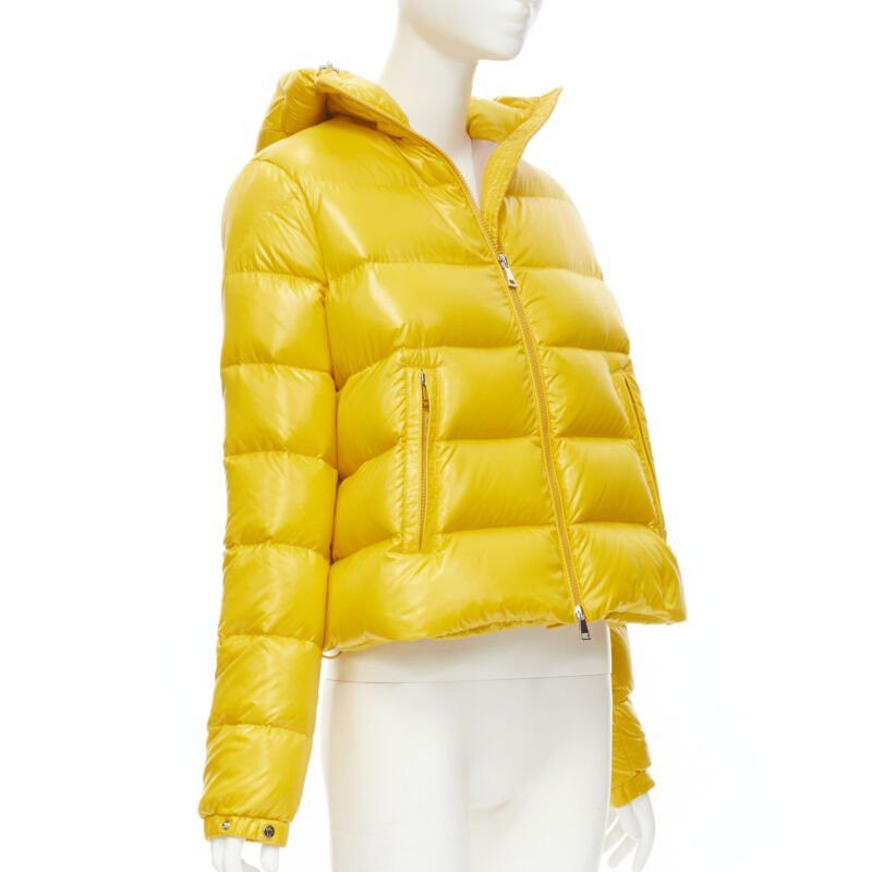 Moncler MONCLER GENIUS Pierpaolo Piccioli yellow pure goose down padded puffer US0 XS Size XS / US 0-2 / IT 36-38 - 3 Thumbnail