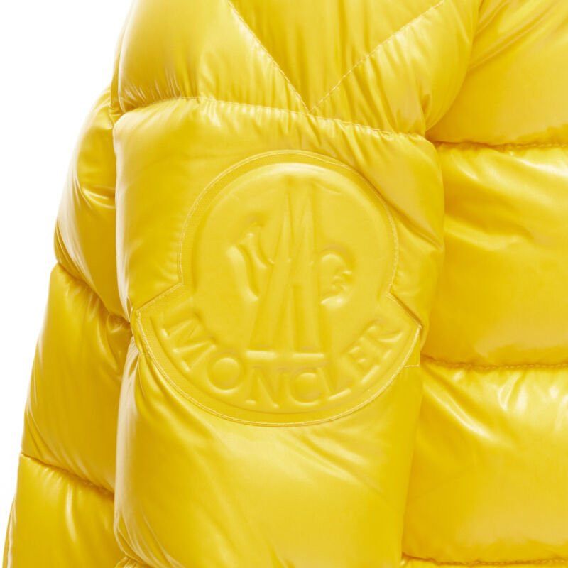 Moncler MONCLER GENIUS Pierpaolo Piccioli yellow pure goose down padded puffer US0 XS Size XS / US 0-2 / IT 36-38 - 2 Thumbnail