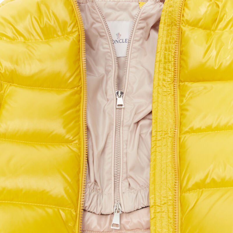 Moncler MONCLER GENIUS Pierpaolo Piccioli yellow pure goose down padded puffer US0 XS Size XS / US 0-2 / IT 36-38 - 10 Thumbnail