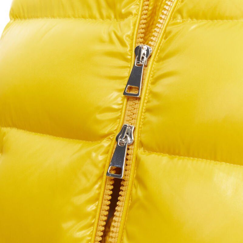 Moncler MONCLER GENIUS Pierpaolo Piccioli yellow pure goose down padded puffer US0 XS Size XS / US 0-2 / IT 36-38 - 9 Thumbnail