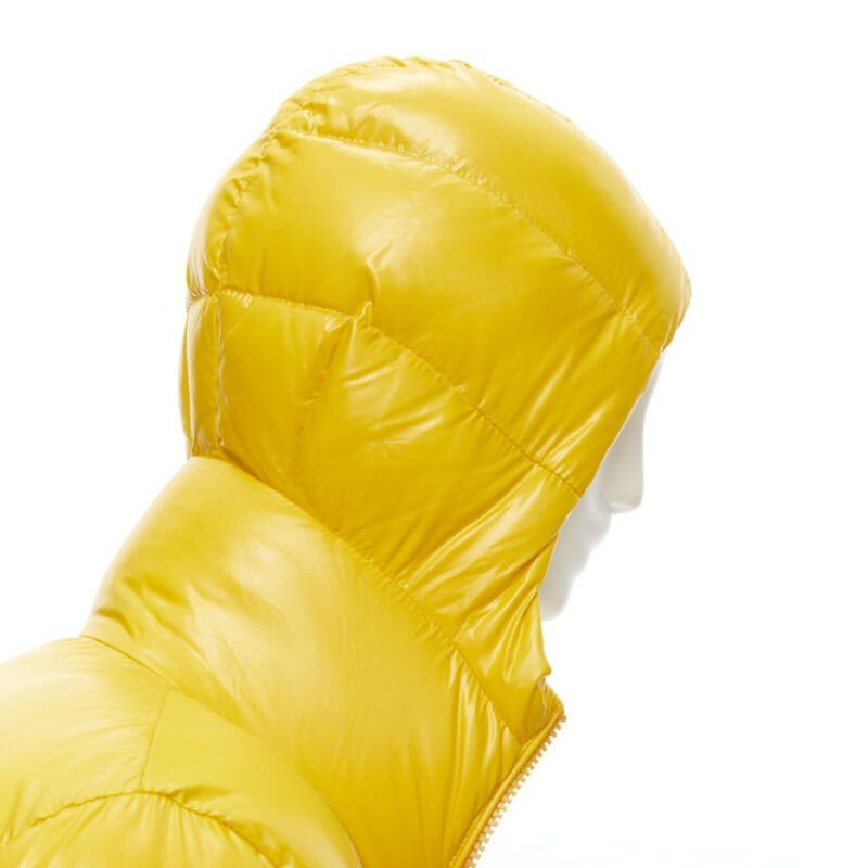 Moncler MONCLER GENIUS Pierpaolo Piccioli yellow pure goose down padded puffer US0 XS Size XS / US 0-2 / IT 36-38 - 7 Thumbnail