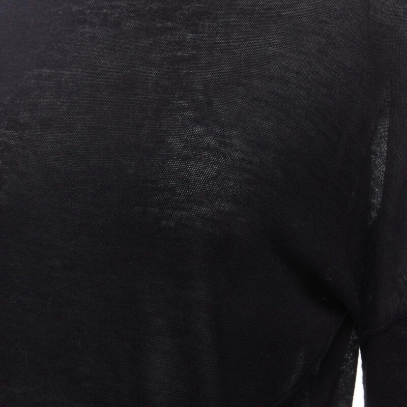 Vince VINCE black viscose classic turtleneck long sleeves sweater XS Size XS / US 0-2 / IT 36-38 - 9 Thumbnail