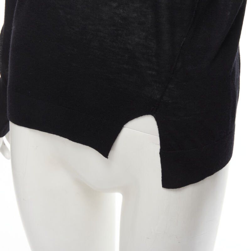Vince VINCE black viscose classic turtleneck long sleeves sweater XS Size XS / US 0-2 / IT 36-38 - 2 Thumbnail