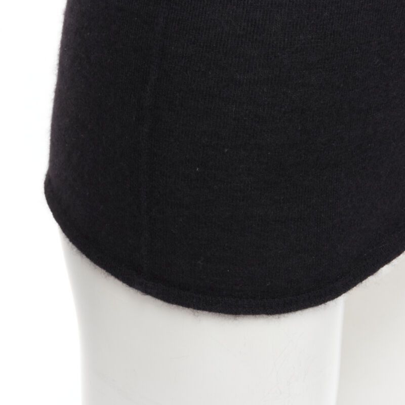 Club Monaco CLUB MONACO 100% Italian cashmere black turtleneck long sleeves sweater S Size S / US 4 / IT 40 - 8 Thumbnail