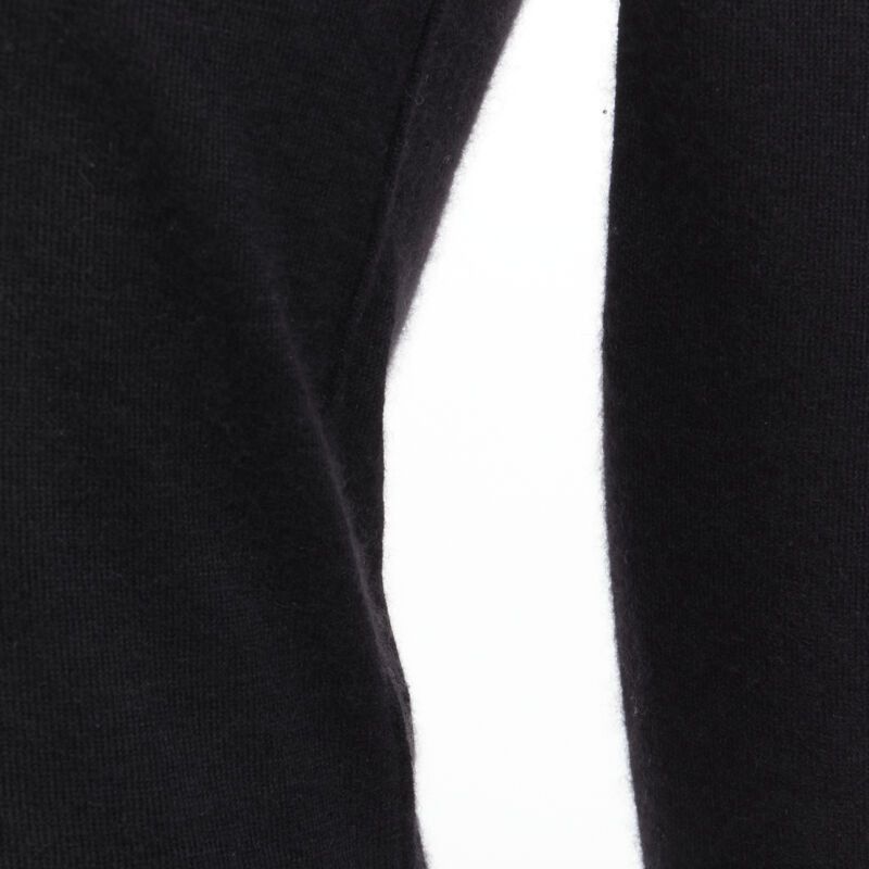 Club Monaco CLUB MONACO 100% Italian cashmere black turtleneck long sleeves sweater S Size S / US 4 / IT 40 - 7 Thumbnail