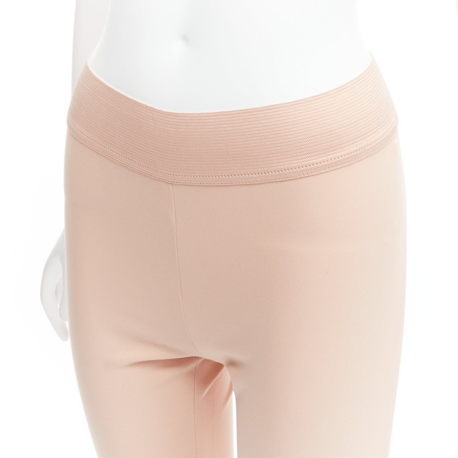 Stella McCartney STELLA MCCARTNEY nude elasticated waistband motocycle legging pants IT38 XS Size 26" / US 2 / IT 38 - 8 Thumbnail