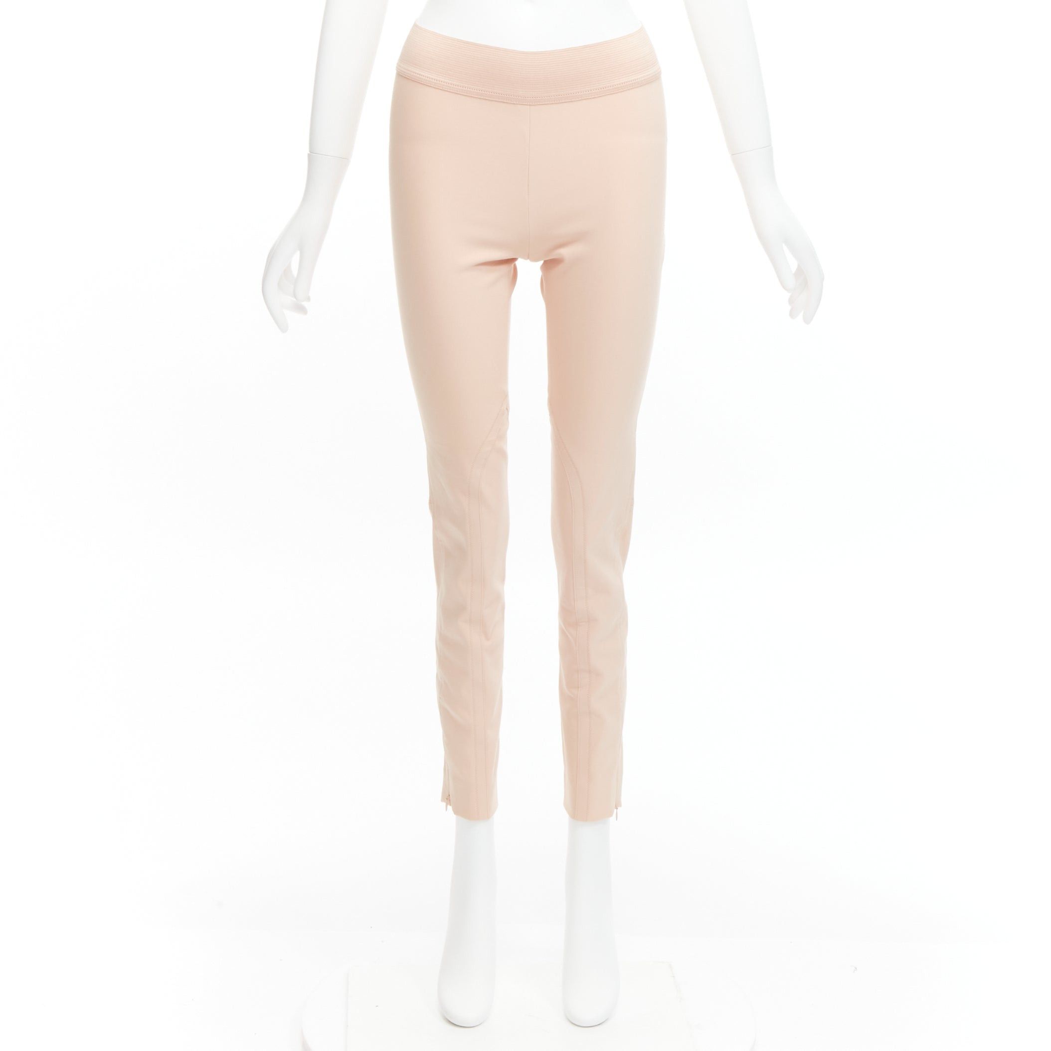 Stella McCartney STELLA MCCARTNEY nude elasticated waistband motocycle legging pants IT38 XS Size 26" / US 2 / IT 38 - 10 Thumbnail