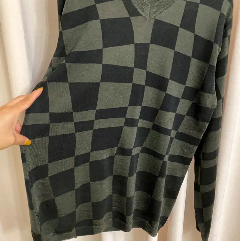 Comme des Garcons COMME des GARÇONS Men's Green Wool Top 0089 Size US M / EU 48-50 / 2 - 6 Thumbnail