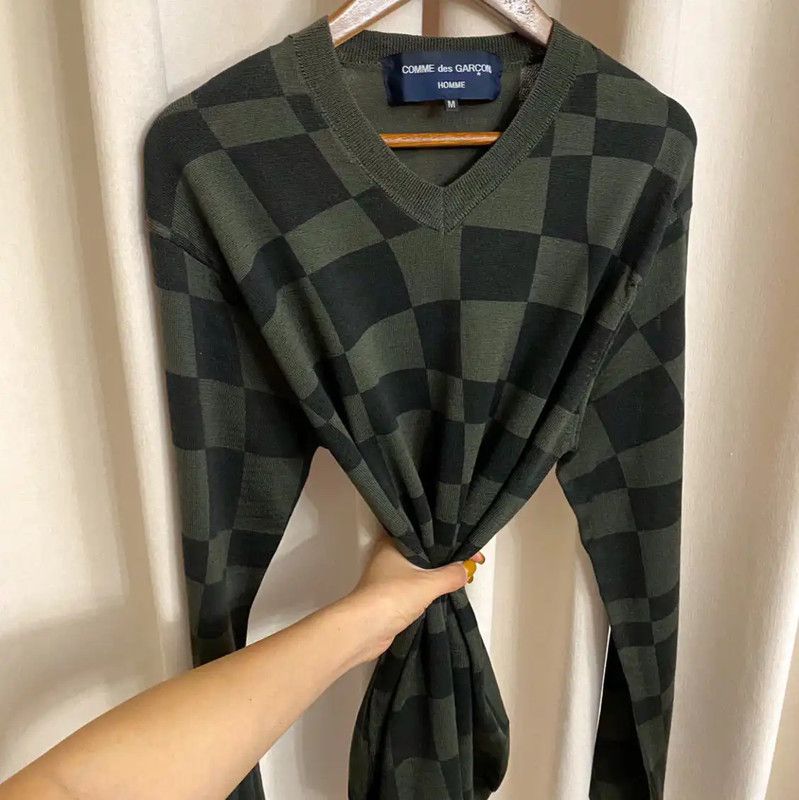 Comme des Garcons COMME des GARÇONS Men's Green Wool Top 0089 Size US M / EU 48-50 / 2 - 4 Thumbnail