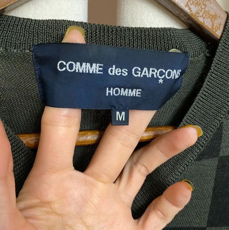 Comme des Garcons COMME des GARÇONS Men's Green Wool Top 0089 Size US M / EU 48-50 / 2 - 8 Thumbnail